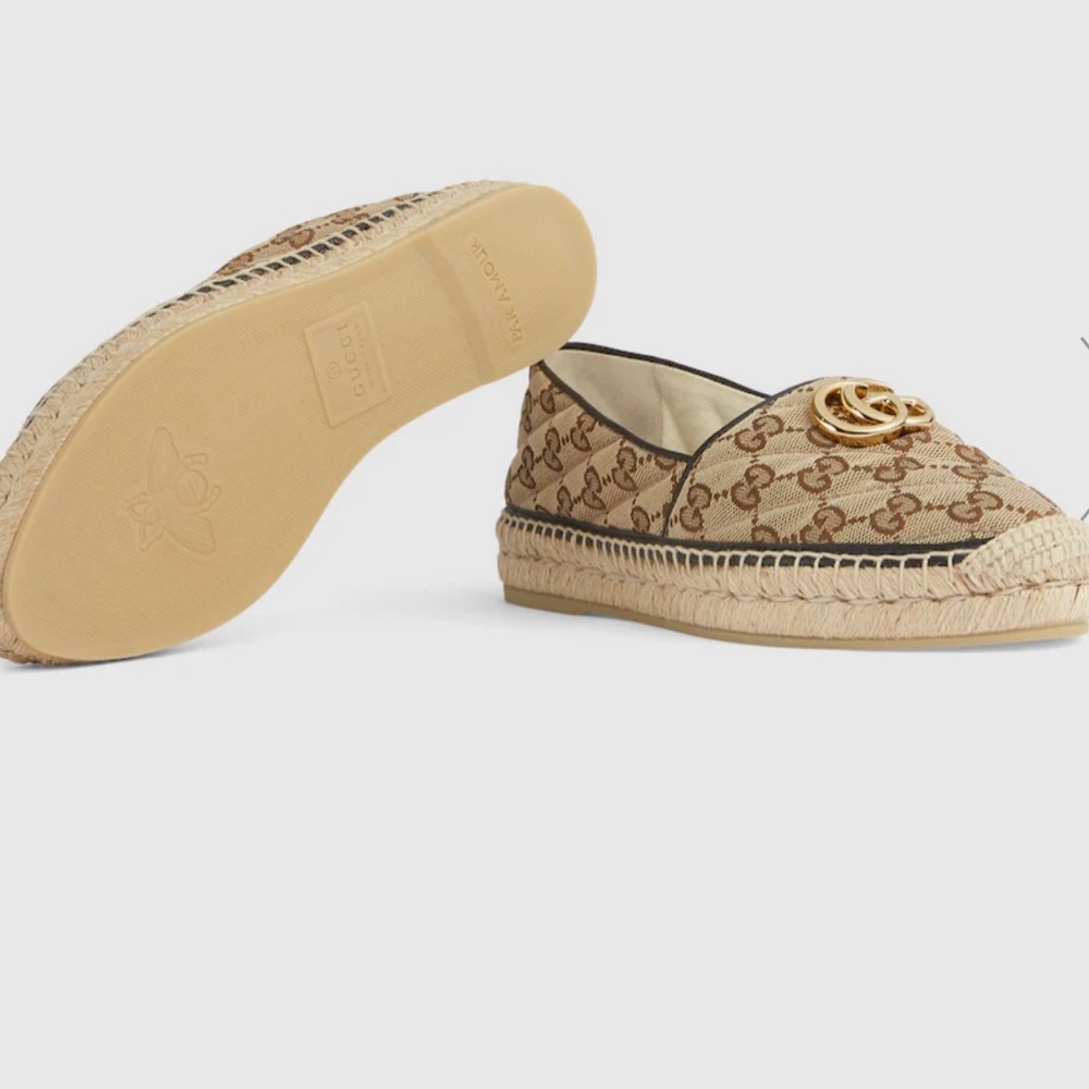 NWT Authentic Gucci Platform Logo Espadrilles Size 37.5 Willing to trade! - Picture 13 of 14